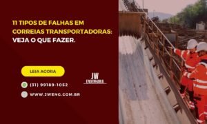 falhas e problemas em correias transportadoras