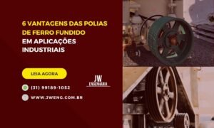 Vantagens das polias de ferro fundido