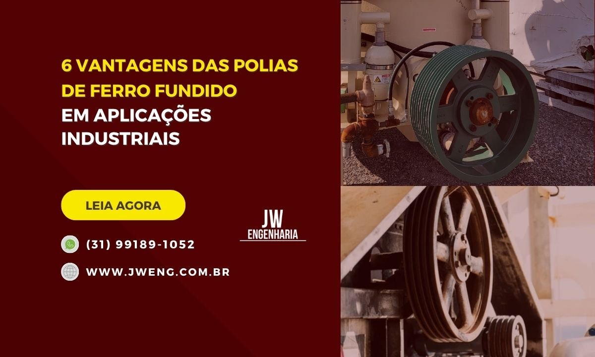 Vantagens das polias de ferro fundido