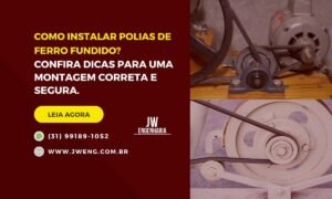 instalar polia de ferro fundido