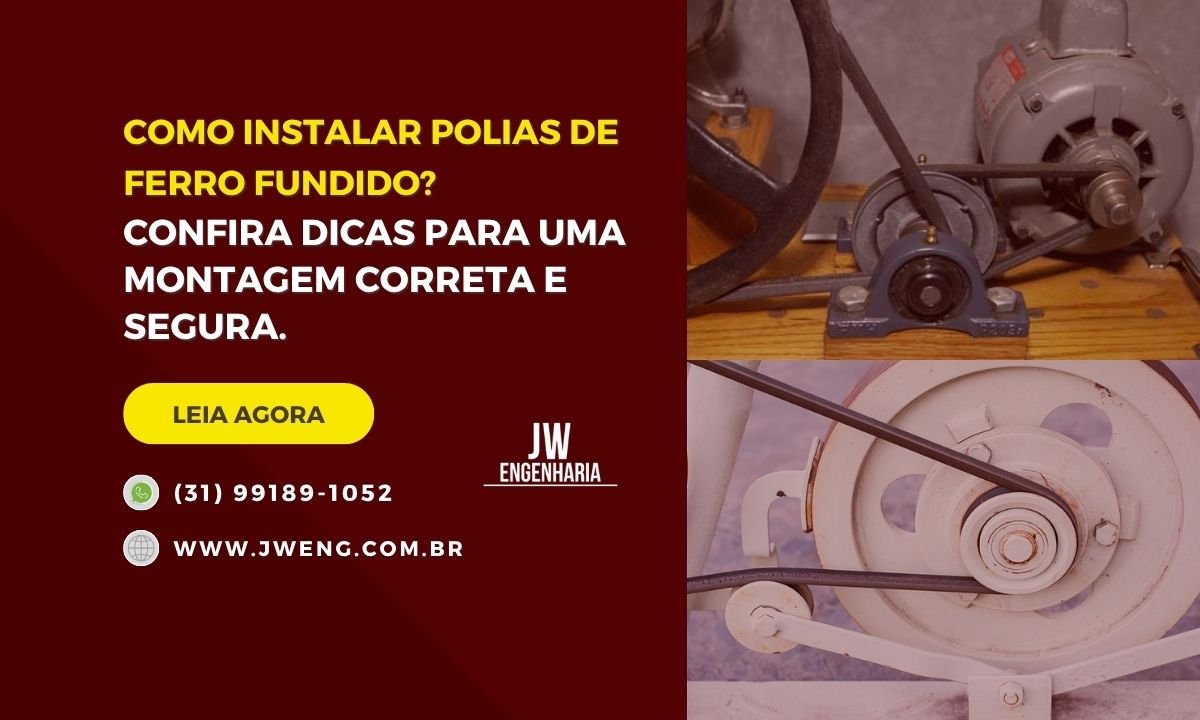 instalar polia de ferro fundido