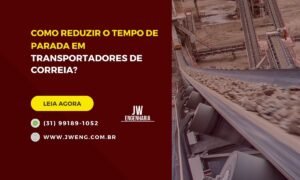 reduzir tempo de parada em transportadores de correia